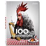 Книга обзор лучших иллюстраторов 100 Illustrators Bibliotheca Universalis варинант исполнения - 1 | Loft Concept в Новосибирске