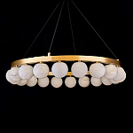 Люстра круглая с сферическими плафонами из натурального камня Phased Spheres варинант исполнения - 2 | Loft Concept в Новосибирске