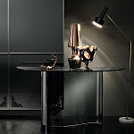 Консоль дымчатого цвета с изогнутым основанием Arabesque варинант исполнения - 4 | Loft Concept в Новосибирске