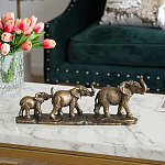 Композиция в виде семьи слонов Elephants Figurine варинант исполнения - 1 | Loft Concept в Новосибирске