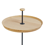 Pin журнальный столик из натурального дуба и бетона варинант исполнения - 1 | Loft Concept в Новосибирске