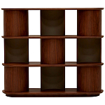 Стеллаж Zacharie Brown Wood Rack варинант исполнения - 2 | Loft Concept в Новосибирске