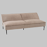 Диван современный вельветовый прямой Worcester Бежевый  варинант исполнения - 4 | Loft Concept в Новосибирске