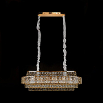 Люстра овальной формы хрустальная в неоклассическом стиле Majesty варинант исполнения - 2 | Loft Concept в Новосибирске