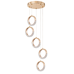 Люстра светодиодная Golden Shackle варинант исполнения - 3 | Loft Concept в Новосибирске