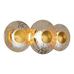 Бра из трех стеклянных фактурных дисков Eyepiece варинант исполнения - 3 | Loft Concept в Новосибирске