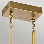 Люстра подвесная прямоугольная цвета латунь Kichler варинант исполнения - 3 | Loft Concept в Новосибирске