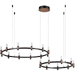 Люстра подвесная с цилиндрическими плафонами на двух круглых подвесах  Arnaut Light варинант исполнения - 2 | Loft Concept в Новосибирске