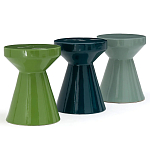 Приставной стол из керамики Manufacto Blue варинант исполнения - 3 | Loft Concept в Новосибирске