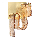 Бра волнистой формы из фактурного стекла Wave варинант исполнения - 5 | Loft Concept в Новосибирске