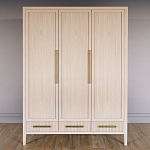 Большой Шкаф Primo Светлый дуб с 3 дверьми и 3 выдвижными ящиками варинант исполнения - 1 | Loft Concept в Новосибирске