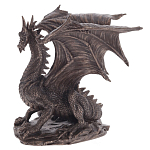 Декоративная статуэтка Дракон Dragon Brown Statuette варинант исполнения - 3 | Loft Concept в Новосибирске
