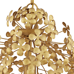 Подвесной светильник золотой с декором в виде лепестков клевера Hanging Clover варинант исполнения - 1 | Loft Concept в Новосибирске