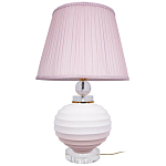 Настольная лампа керамическая Pink lampshade варинант исполнения - 1 | Loft Concept в Новосибирске