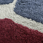 Чехол на подушку с рисунком серо-синего цвета Elan Textured варинант исполнения - 4 | Loft Concept в Новосибирске