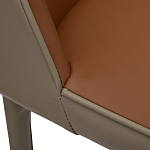 Стул барный с терракотовой обивкой из экокожи Spectacular High Chair варинант исполнения - 3 | Loft Concept в Новосибирске