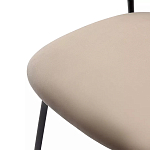 Стул Singer Chair без подлокотников светло-коричневый Велюр варинант исполнения - 5 | Loft Concept в Новосибирске