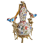 Ваза из фарфора с птицами и цветочной росписью Garden of Eden варинант исполнения - 1 | Loft Concept в Новосибирске