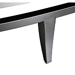 Комод фактурный серебристый с дверцами Silver Chest of Drawers варинант исполнения - 3 | Loft Concept в Новосибирске