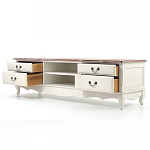 ТВ-тумба в стиле прованс из массива берёзы Interiors Romance варинант исполнения - 3 | Loft Concept в Новосибирске