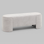 Банкетка Taks букле светло-серый варинант исполнения - 1 | Loft Concept в Новосибирске