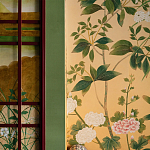 Обои ручная роспись Four Seasons Original colourway on painted Xuan paper with gold ombre варинант исполнения - 3 | Loft Concept в Новосибирске