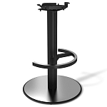 Барный стул вращающийся со спинкой и подлокотниками Douglas Rhombus Синий Велюр варинант исполнения - 3 | Loft Concept в Новосибирске