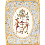 Декоративный постер в раме с рельефным растительным узором арабески New Collection of Arabesques Poster варинант исполнения - 2 | Loft Concept в Новосибирске