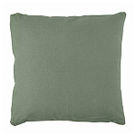 Подушка декоративная хлопковая мятного цвета с абстрактным принтом Elysian Flow Breeze варинант исполнения - 2 | Loft Concept в Новосибирске