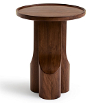 Приставной столик из массива дерева Walnut Triple варинант исполнения - 3 | Loft Concept в Новосибирске