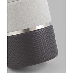 Пуф Mauldine с ящиком серо-черный с экокожей варинант исполнения - 3 | Loft Concept в Новосибирске