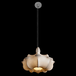 Подвесной светильник с белым фигурным абажуром и мягкими волнистыми краями Cloud Motion  варинант исполнения - 3 | Loft Concept в Новосибирске