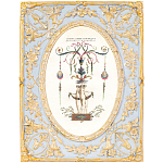 Декоративный постер в раме с рельефным растительным узором арабески New Collection of Arabesques Poster варинант исполнения - 3 | Loft Concept в Новосибирске