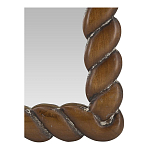 Зеркало с текстурной рамой из натурального дерева  Pine Wall Mirror варинант исполнения - 3 | Loft Concept в Новосибирске