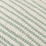 Чехол на подушку мятного цвета с бахромой и объемным узором Ethnic mix варинант исполнения - 2 | Loft Concept в Новосибирске