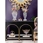 Корзиночка из прозрачного стекла с бронзовой ручкой Eden Garden варинант исполнения - 5 | Loft Concept в Новосибирске