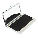 Визитница карманная металлическая с накладкой из натурального камня Яшма Stone Business Card Holders варинант исполнения - 3 | Loft Concept в Новосибирске