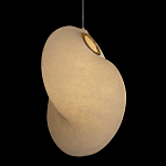 Подвесной светильник белый с фигурным тканевым плафоном White Whirlwinds варинант исполнения - 4 | Loft Concept в Новосибирске