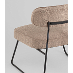 Кресло лаунж Kate букле капучино варинант исполнения - 3 | Loft Concept в Новосибирске