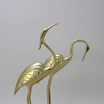 Статуэтка бронзовая пара Журавли Bronze Birds варинант исполнения - 1 | Loft Concept в Новосибирске
