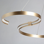 Люстра подвесная светодиодная в виде волнообразной ленты Ribbon Vortex варинант исполнения - 23 | Loft Concept в Новосибирске