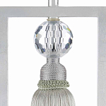 Торшер с прямоугольным тканевым абажуром на белом мраморном основании Silver Threads варинант исполнения - 2 | Loft Concept в Новосибирске