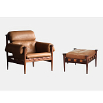 Пуф с каркасом из дерева и обивкой из кожи Furniture Medieval варинант исполнения - 1 | Loft Concept в Новосибирске