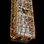 Подвесной светильник прямоугольный с фактурным хрустальным плафоном Light Delight варинант исполнения - 6 | Loft Concept в Новосибирске