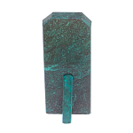 Часы погон ВС подарочные настольные из натурального камня Змеевик Military Clock варинант исполнения - 18 | Loft Concept в Новосибирске