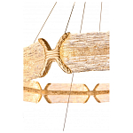 Люстра кольцевая с текстурным природным рисунком IceFlame варинант исполнения - 5 | Loft Concept в Новосибирске