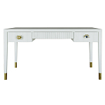 Письменный стол Elsa Dreams White Шпон дерево с двумя ящиками варинант исполнения - 6 | Loft Concept в Новосибирске