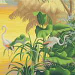 Обои ручная роспись Le Brésil Special Colourway варинант исполнения - 2 | Loft Concept в Новосибирске