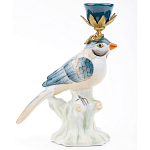 Фарфоровый подсвечник с птицей Eden Garden варинант исполнения - 2 | Loft Concept в Новосибирске