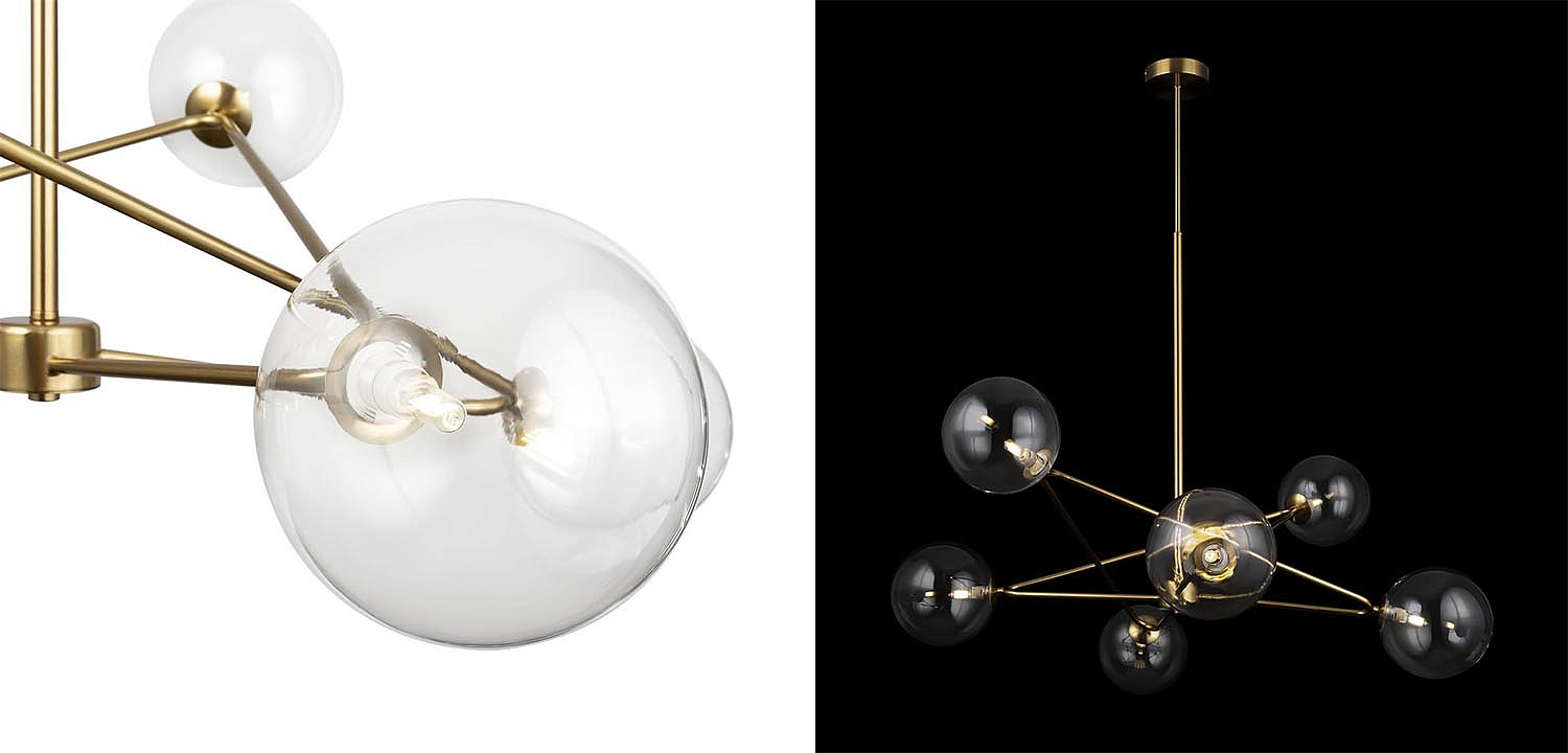 Люстра Chandelier Constellation Orbs Transparent Люстра Chandelier Constellation Orbs Transparent - Loft-Concept в Новосибирске